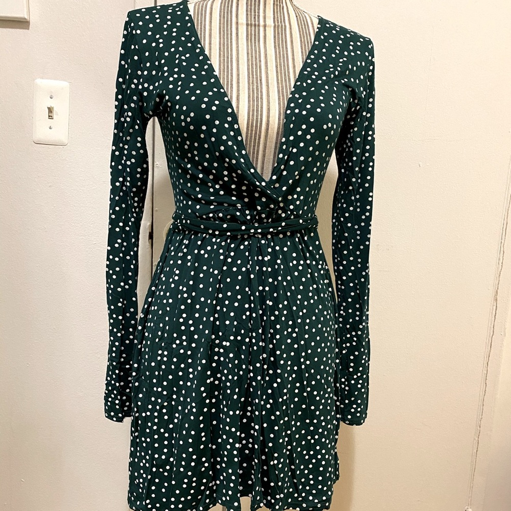 Green Polka Dot Dress